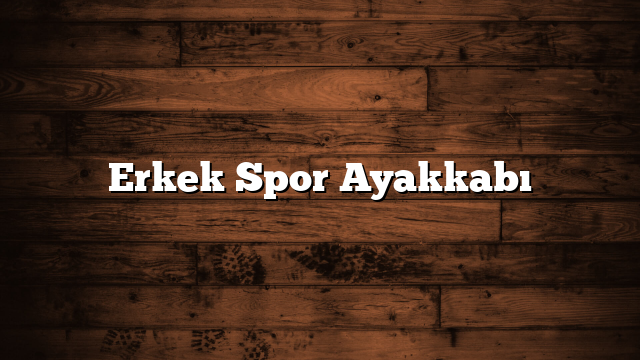 Erkek Spor Ayakkabı