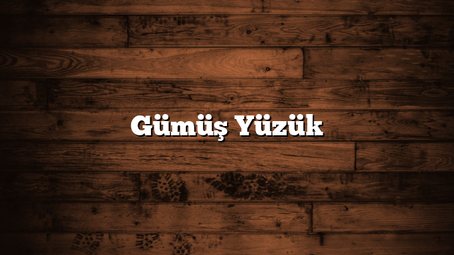 Gümüş Yüzük