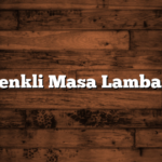 Renkli Masa Lambası